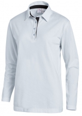 LEIBER-Jobwear, Polo-Shirt für Sie & Ihn, 1/1 Arm, ca. 220g/m², hellblau/marine