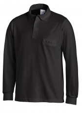 LEIBER-Jobwear, Poloshirt, Arbeits-Berufs-Shirt, 1/1 Arm, schwarz