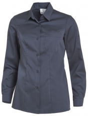 LEIBER-Jobwear, Damen-Bluse, langarm, dunkelgrau
