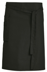LEIBER-Jobwear, Latzschürze, Arbeits-Berufs-Schürze, Vorbinder, ca. 300g/m², schwarz