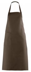 LEIBER-Jobwear, Latzschürze, Arbeits-Berufs-Schürze, Vorbinder, ca. 215g/m², toffee