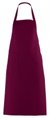 LEIBER-Jobwear, Latzschürze, Arbeits-Berufs-Schürze, Vorbinder, ca. 215g/m², bordeaux