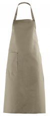 LEIBER-Jobwear, Latzschürze, Arbeits-Berufs-Schürze, Vorbinder, ca. 215g/m², sand