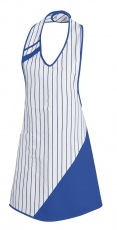 LEIBER-Jobwear, Schutzschürze, Arbeits-Berufs-Schürze, Vorbinder, ca. 195g/m², weiß/königsblau
