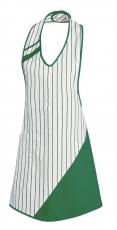 LEIBER-Jobwear, Schutzschürze, Arbeits-Berufs-Schürze, Vorbinder, ca. 195g/m², weiß/gärtnergrün