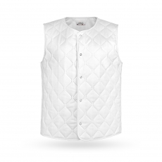 LEIBER-Jobwear, Weste wattiert ca. 500 g/m², Unisex, weiß