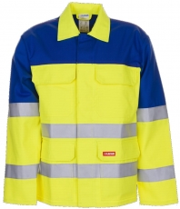 PLANAM-Warnschutz, Major Protect Warnschutz-Bundjacke, ca. 370 g/m², warngelb/kornblau