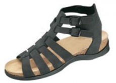ABEBA Damen-Sandalette 8070 Berufsschuhe Arbeitssandale Berufssandale Sandalen, schwarz