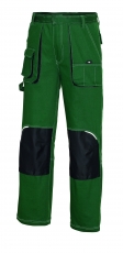 BIG TEXXOR Bundhose Arbeitshose Berufshose Workerhose Arbeitskleidung Berufskleidung, 320g, schwarz/grün