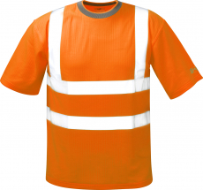 22715/M Feldtmann Warn-T-Shirt Utrecht Größe M gelb orange 