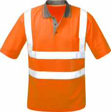 F-SAFESTYLE-Warnschutz-Poloshirt, *CARLOS*, 185g/m², fluoreszierend orange