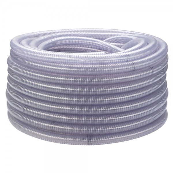F-FELDTMANN-Betriebsbedarf, Saug- und Druckschlauch, mit Federstahlspirale, 32x4,2 mm, 30 m