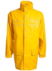 ELKA-Regenschutz, -D-LUX-Regen-Nässe-Wetter-Schutz-Jacke, DRY ZONE, 190g/m², gelb