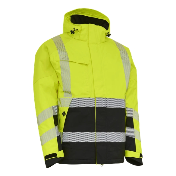 ELKA-Warnschutz, Stretch-Winterjacke, Visible Xtreme, warngelb/schwarz