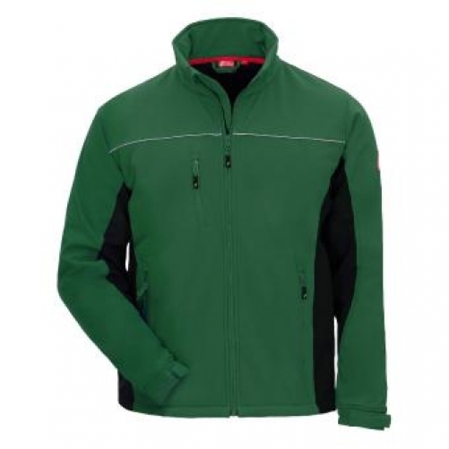 NITRAS Kälteschutz, MOTION TEX LIGHT, Softshelljacke, grün / schwarz