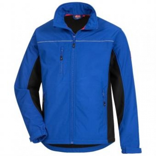 NITRAS Kälteschutz, MOTION TEX LIGHT, Softshelljacke, königsblau / schwarz