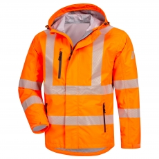 NITRAS-Winter-Warnschutz-Regenjacke MOTION TEX VIZ PLUS, 190 g/m², Farbe: neonorange