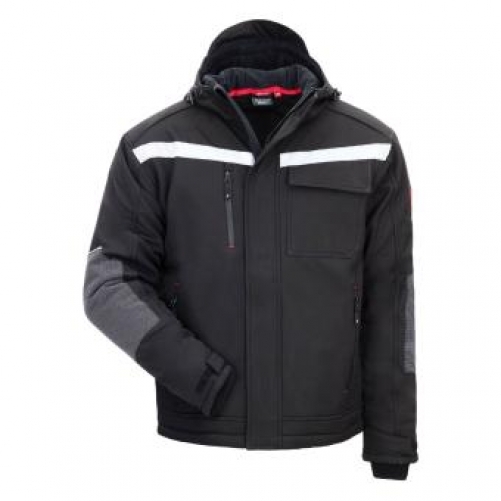 NITRAS Kälteschutz, MOTION TEX PLUS, Winter-Softshelljacke, schwarz