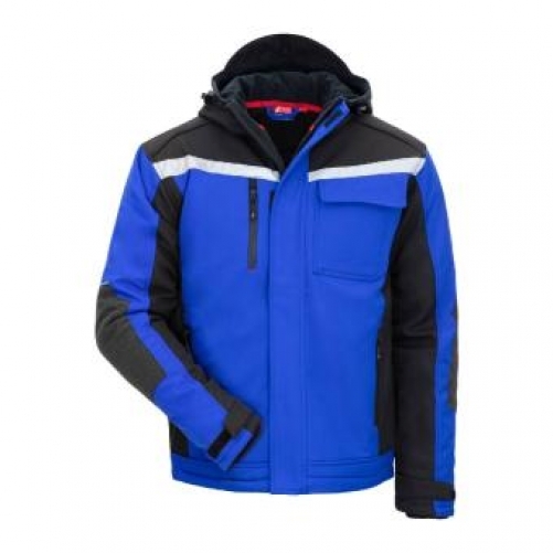 NITRAS Kälteschutz, MOTION TEX PLUS, Winter-Softshelljacke, blau / schwarz