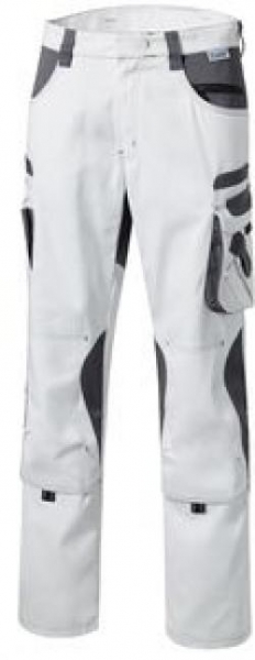 PIONIER-Herren-Bundhose, TOOLS, 285g/m², weiß/grau, Größe: 29