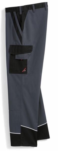 Gr.110 BP Herenhose Bundhose Arbeitshose Berufshose Arbeitskleidung Berufskleidung grau schwarz