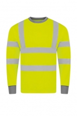 KORNTEX-Warnschutz, Vis Poly-Cotton Long Sleeve Murcia, signal-gelb