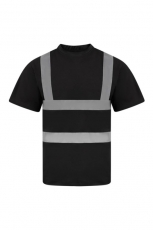 KORNTEX-Warnschutz, Hi-Vis Poly-Cotton Shirt Barcelona, schwarz