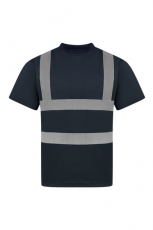 KORNTEX-Warnschutz, Hi-Viz Warnschutz-T-Shirt, marineblau