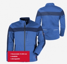Teamdress-Herren-Softshelljacke ecoFlex blau/marine