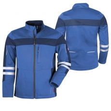 Teamdress-He-Softshelljacke ecoFlex +Refl. 17353 blau/marine