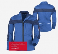 Teamdress-Damen-Softshelljacke ecoFlex blau/marine