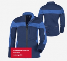 Teamdress-Damen-Softshelljacke ecoFlex marine/blau
