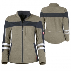 Teamdress-Da-Fleecejacke ecoFlex +Ref17353 sahara mel./schw