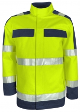 TEAMDRESS-PSA-Warnschutz, High Vis Multinorm, Jacke, warngelb/marine