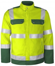 TEAMDRESS-PSA-Warnschutz, Bundjacke, Kl. 2, warngelb/grün