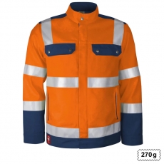 Teamdress-Bundjacke Warnschutz warnorange/marine