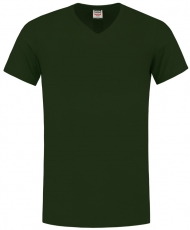 TRICORP-Jobwear, T-Shirts, V-Ausschnitt, Slim Fit, 160 g/m², bottlegreen