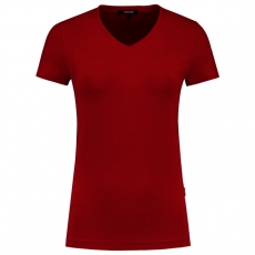 TRICORP-Jobwear, Damen-T-Shirts, V-Ausschnitt, 190 g/m², red


