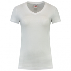 TRICORP-Jobwear, Damen-T-Shirts, V-Ausschnitt, 190 g/m², weiß