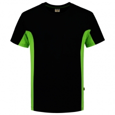TRICORP-Jobwear, T-Shirt, mit Brusttasche, Bicolor, 190 g/m², black-lime


