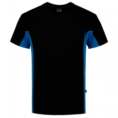TRICORP-Jobwear, T-Shirt, mit Brusttasche, Bicolor, 190 g/m², black-turquoise


