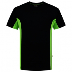TRICORP-Jobwear, T-Shirt, mit Brusttasche, Bicolor, 190 g/m², navy-lime