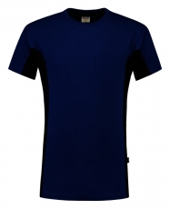 TRICORP-Jobwear, T-Shirt, mit Brusttasche, Bicolor, 190 g/m², royalblue-navy