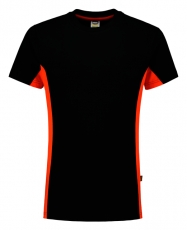 TRICORP-Jobwear, T-Shirt, Bicolor, 190 g/m², black-orange

