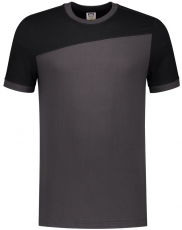 TRICORP-Jobwear, T-Shirt, Basic Fit, Bicolor, Kurzarm, 190 g/m², darkgrey-black