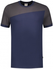 TRICORP-Jobwear, T-Shirt, Basic Fit, Bicolor, Kurzarm, 190 g/m², ink-darkgrey