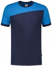 TRICORP-Jobwear, T-Shirt, Basic Fit, Bicolor, Kurzarm, 190 g/m², ink-turquoise