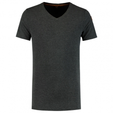 TRICORP-Jobwear, T-Shirts, Premium, V-Ausschnitt, 180 g/m², stonemel


