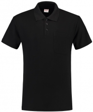 TRICORP-Jobwear, Poloshirt Brusttasche, Basic Fit, Kurzarm, 180 g/m², black