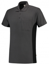 TRICORP-Jobwear, T-Shirt, mit Brusttasche, Bicolor, 180 g/m², darkgrey-black